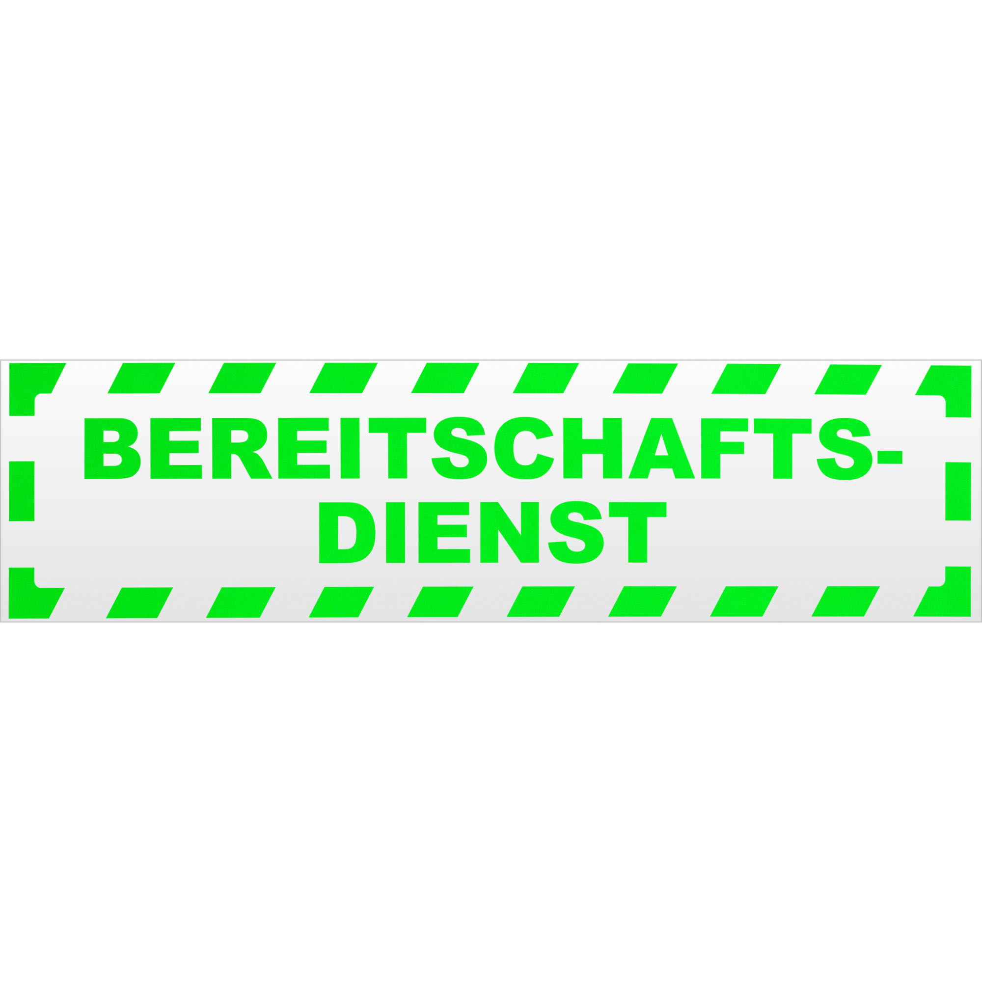 Bereitschaftsdienst gestreift Magnetschild Schild magnetisch - Picture 19 of 25