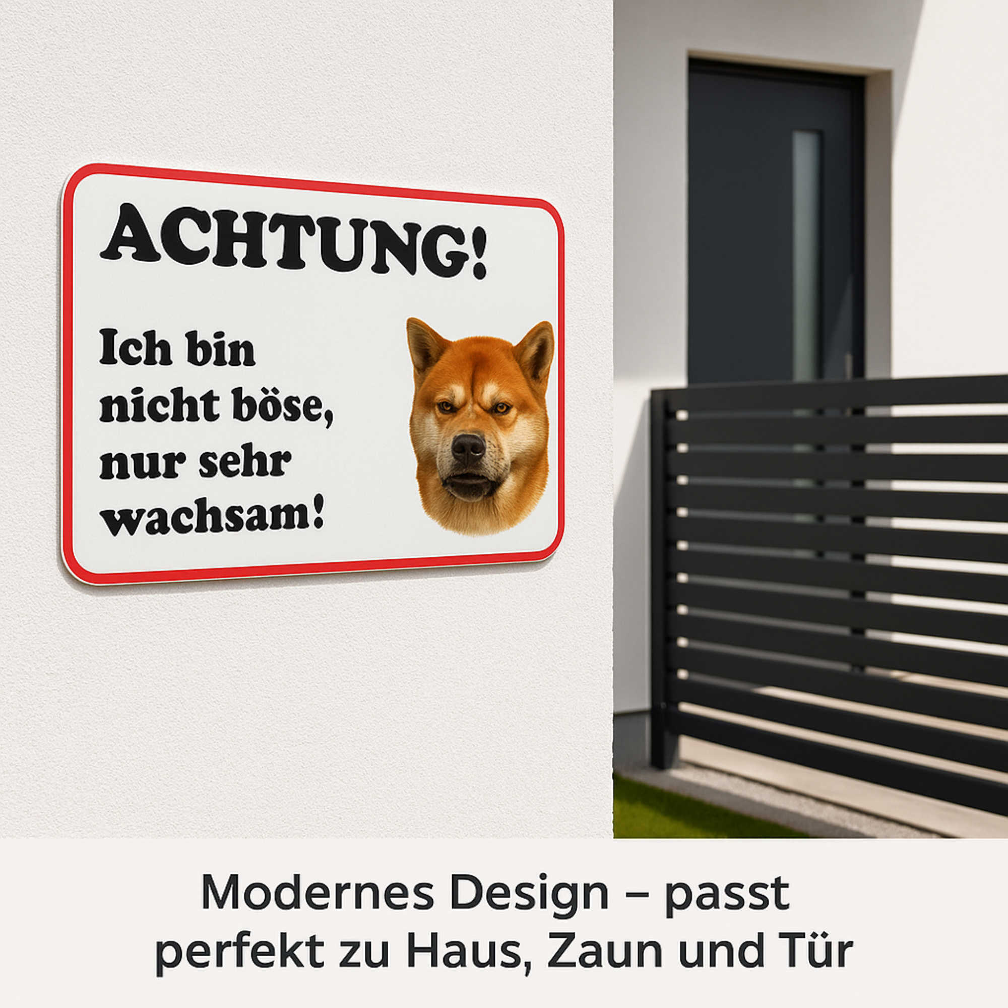 Schild Kangal Hund - Alu Schild 0,5mm wetterfest, lustiges Geschenk Spruch - Picture 15 of 120