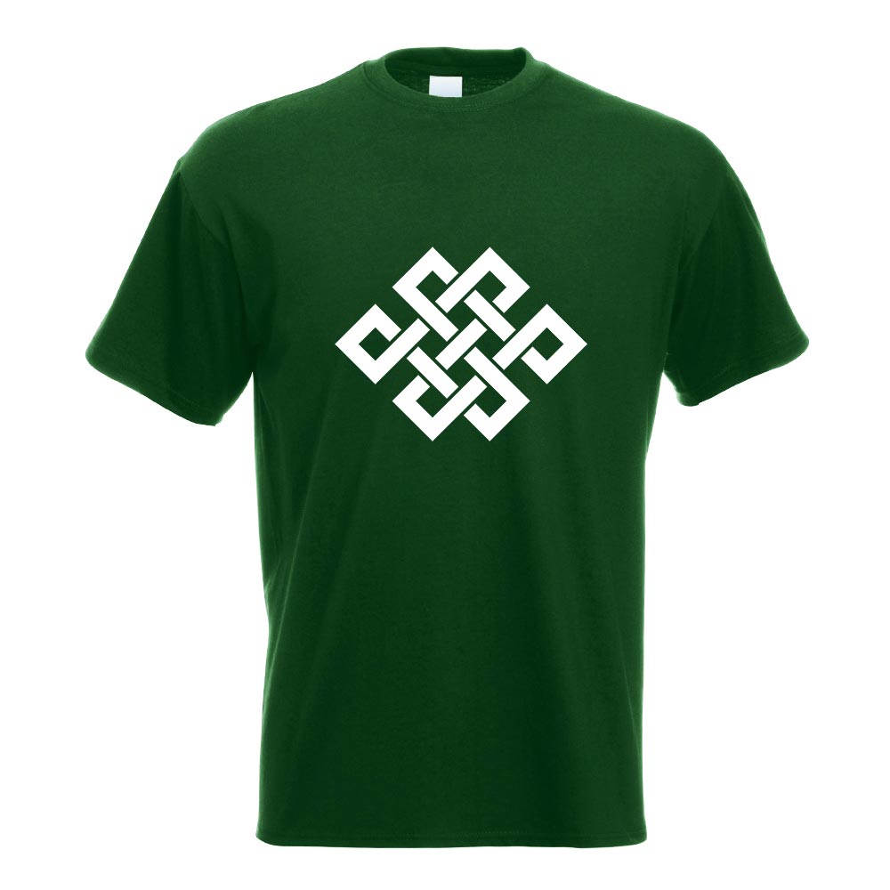 Buddhistischer Knoten T-Shirt Motiv bedruckt Funshirt Design Print - Picture 7 of 19