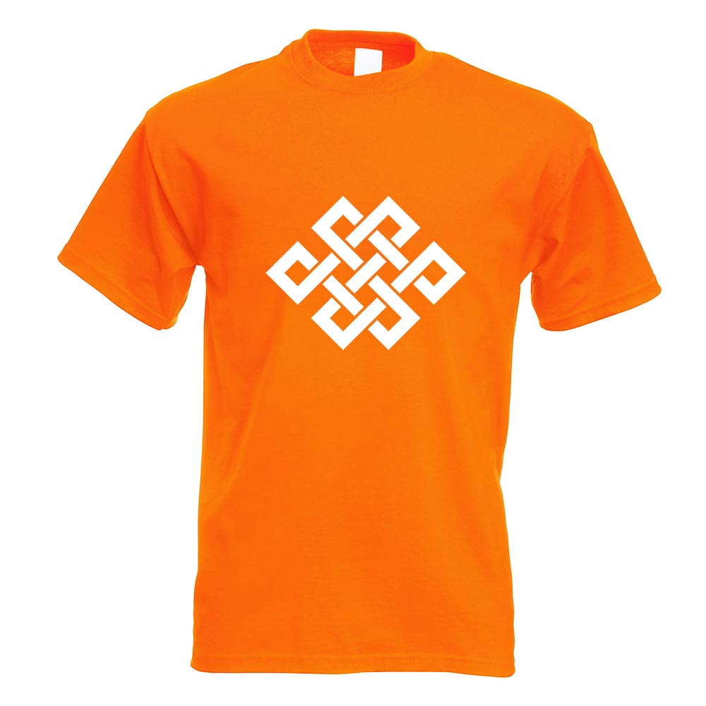 Buddhistischer Knoten T-Shirt Motiv bedruckt Funshirt Design Print - Picture 15 of 19