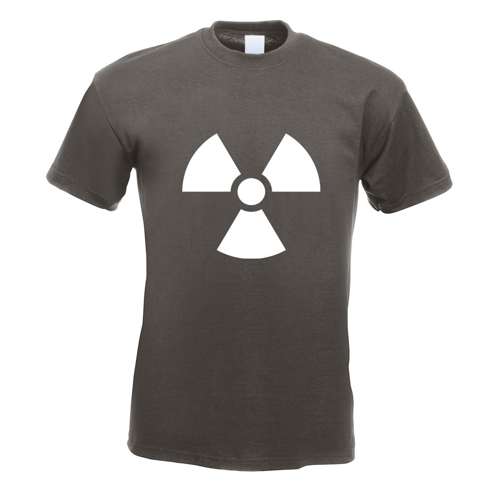 Radioaktiv T-Shirt Motiv bedruckt Funshirt Design Print - Bild 5 von 19
