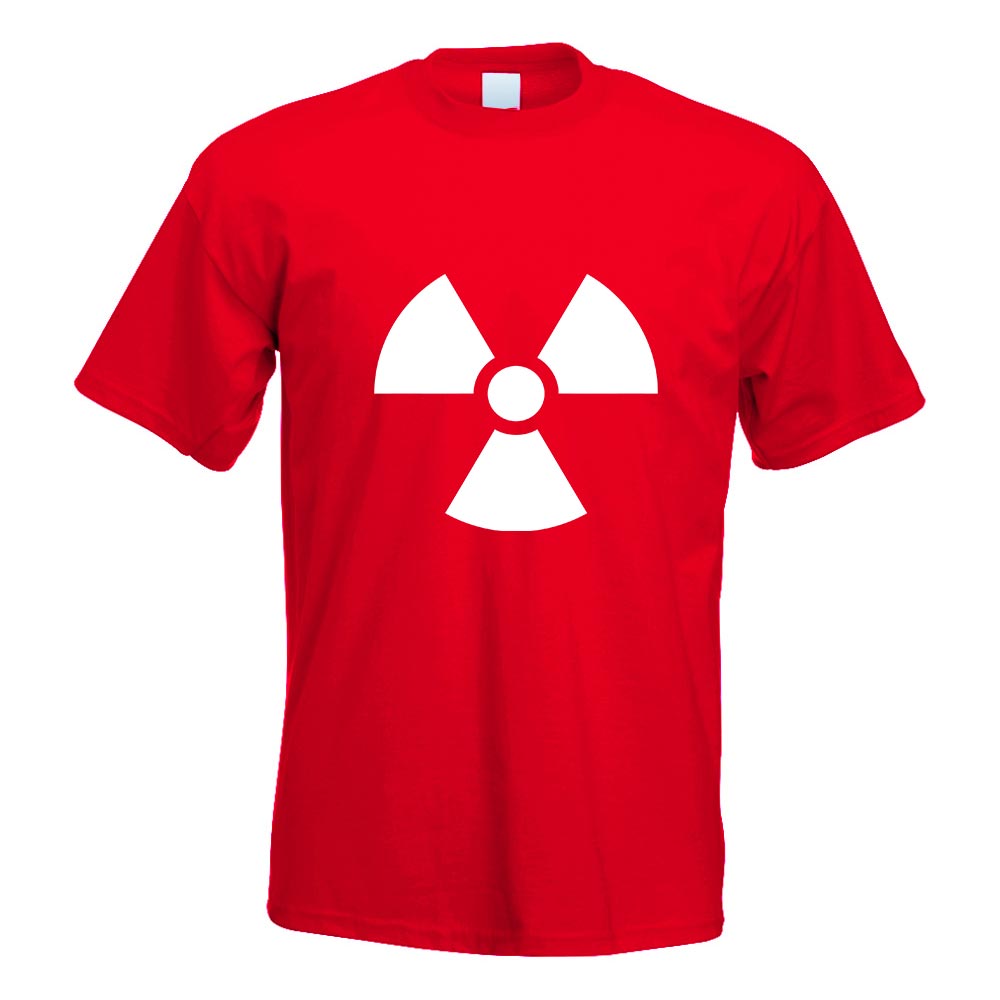 Radioaktiv T-Shirt Motiv bedruckt Funshirt Design Print - Bild 9 von 19