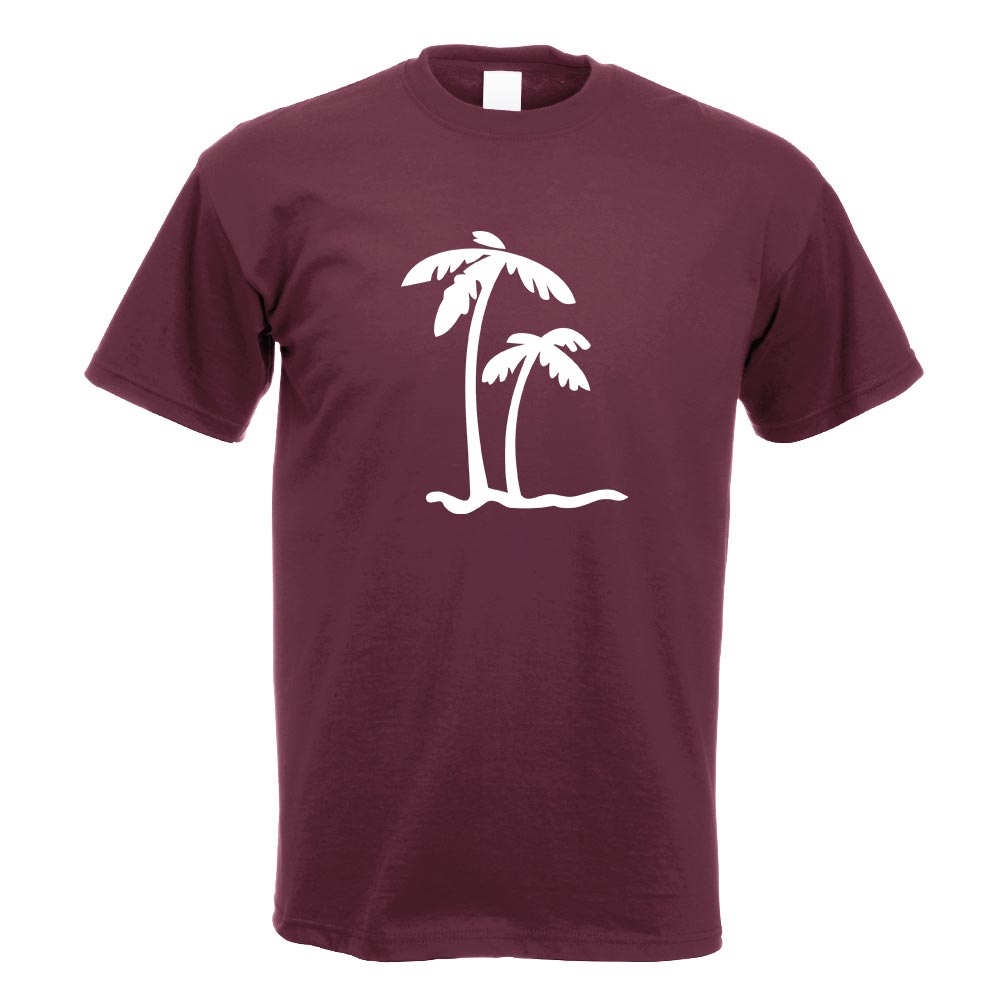 Palmen T-Shirt Motiv bedruckt Funshirt Design Print - Picture 12 of 19