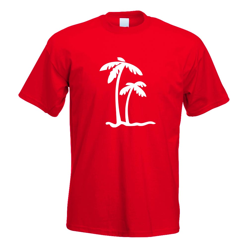 Palmen T-Shirt Motiv bedruckt Funshirt Design Print - Picture 9 of 19