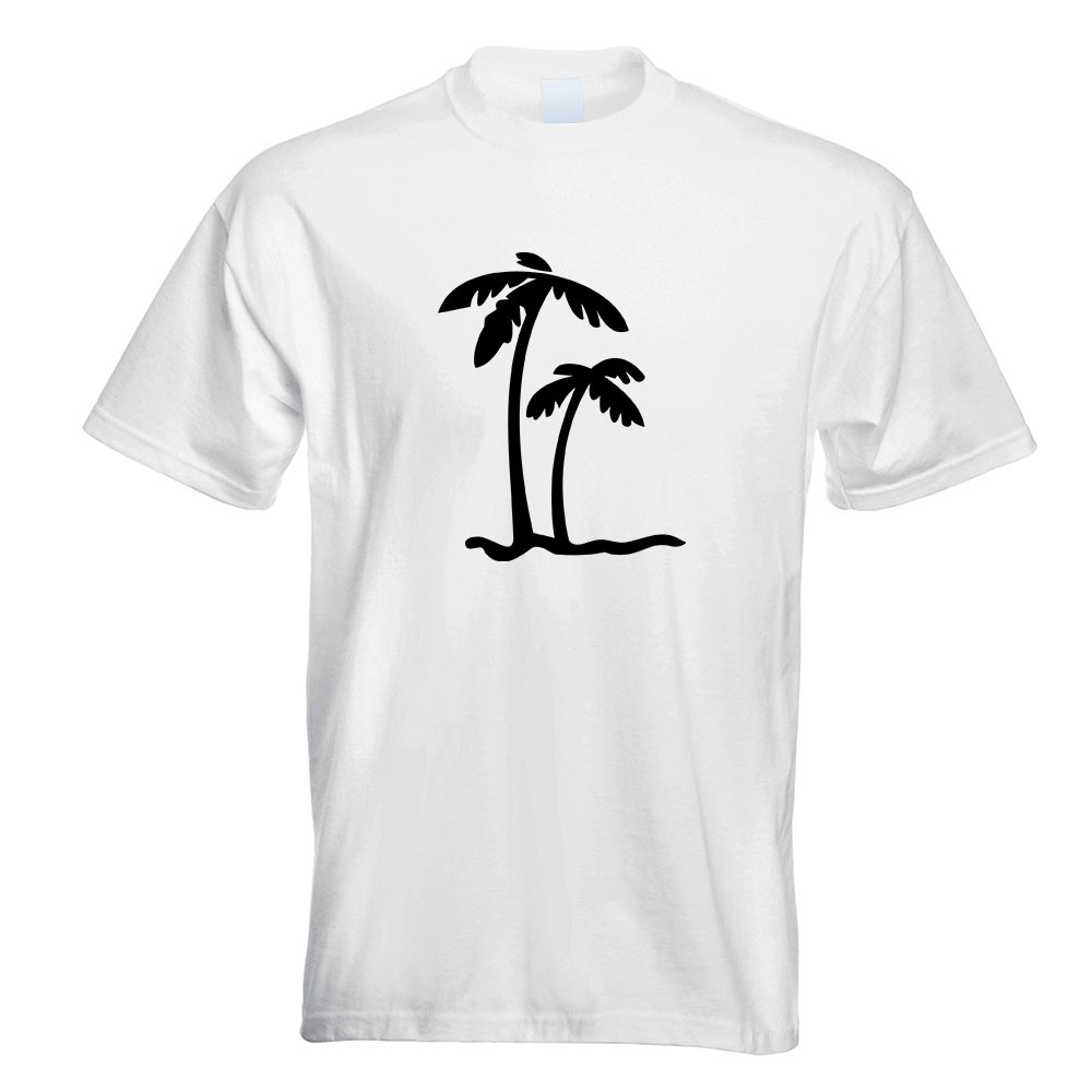 Palmen T-Shirt Motiv bedruckt Funshirt Design Print - Picture 11 of 19
