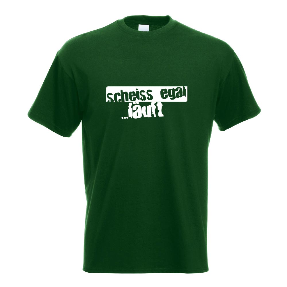 scheiss egal…läuft! Oldschool T-Shirt Motiv bedruckt Funshirt Design Print - Picture 7 of 19