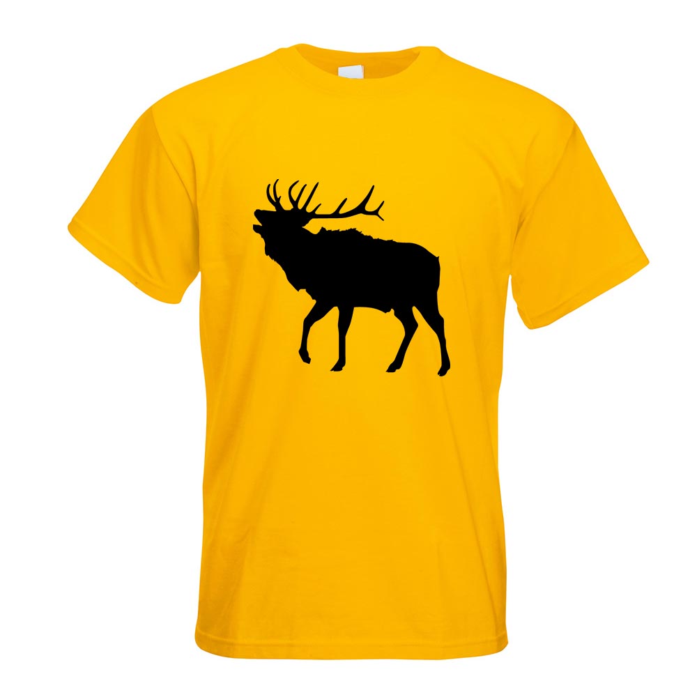 Hirsch Rentier Reh T-Shirt Motiv bedruckt Funshirt Design Print - Picture 15 of 19