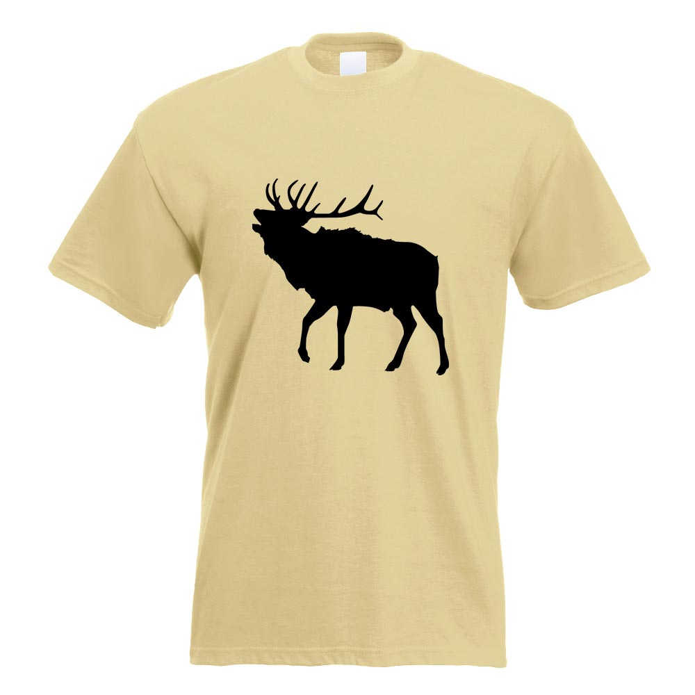 Hirsch Rentier Reh T-Shirt Motiv bedruckt Funshirt Design Print - Picture 17 of 19