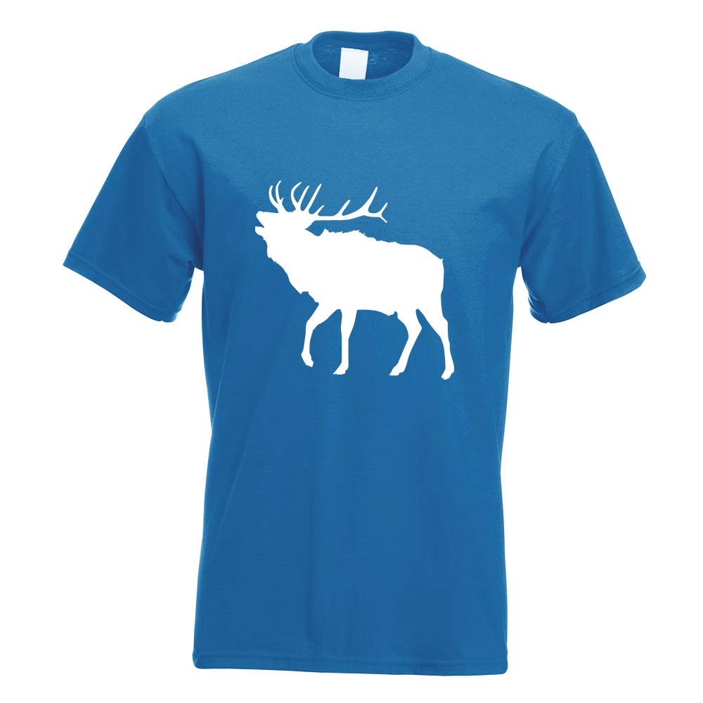 Hirsch Rentier Reh T-Shirt Motiv bedruckt Funshirt Design Print - Picture 19 of 19