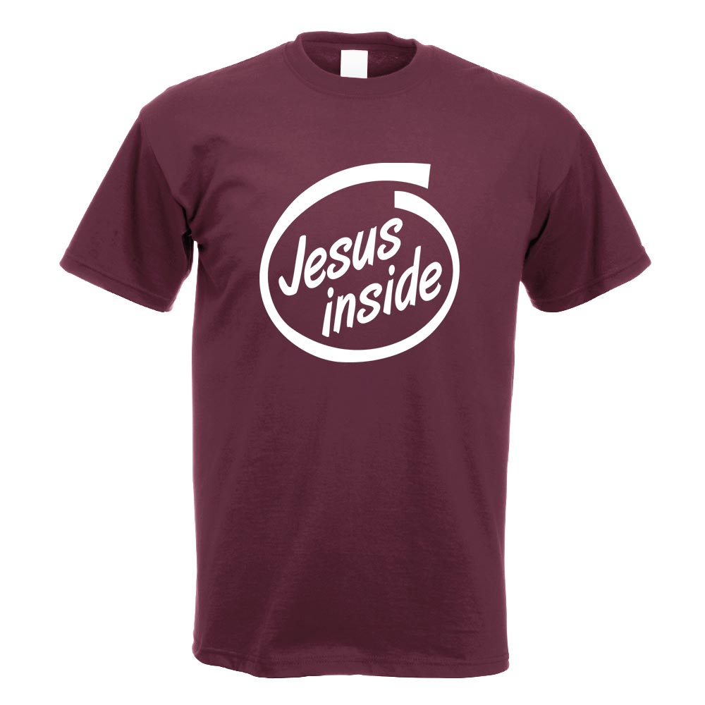 Jesus Inside Auto T-Shirt Motiv bedruckt Funshirt Design Print - Picture 5 of 19