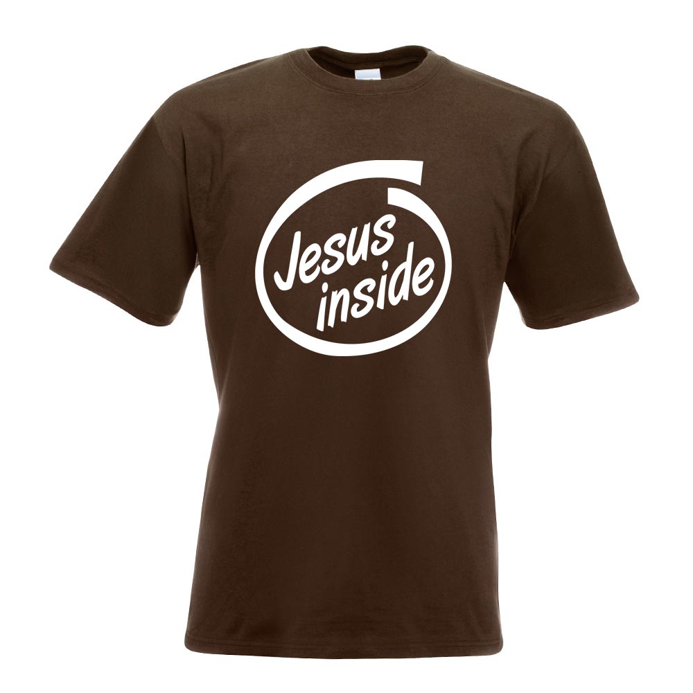 Jesus Inside Auto T-Shirt Motiv bedruckt Funshirt Design Print - Picture 6 of 19