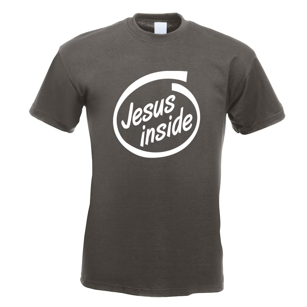Jesus Inside Auto T-Shirt Motiv bedruckt Funshirt Design Print - Picture 9 of 19