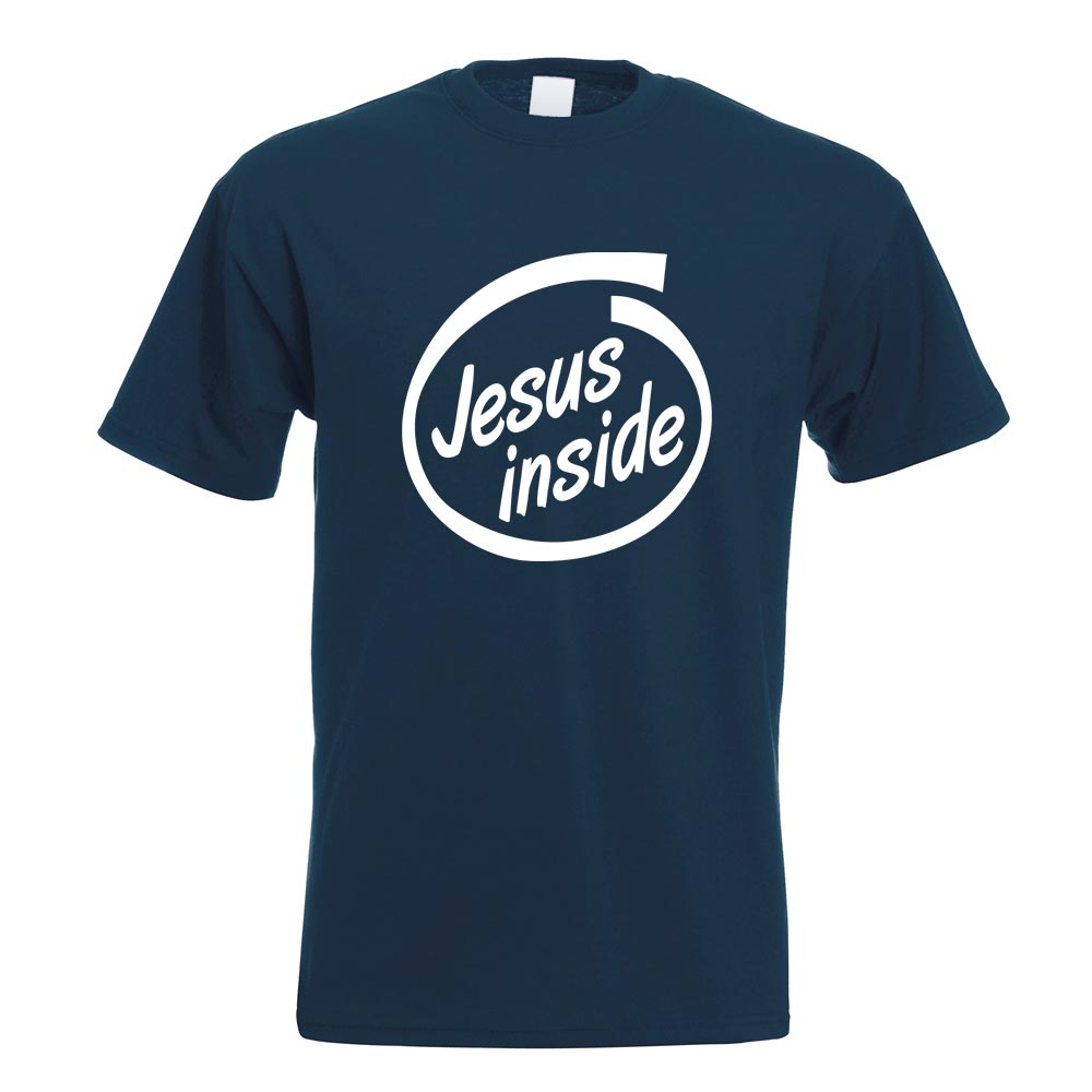 Jesus Inside Auto T-Shirt Motiv bedruckt Funshirt Design Print - Picture 13 of 19