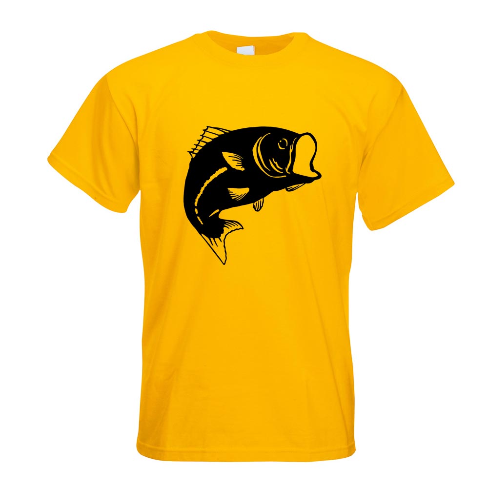 Fisch Lachs Karpfen T-Shirt Motiv bedruckt Funshirt Design Print - Picture 8 of 19