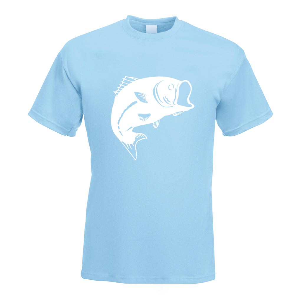 Fisch Lachs Karpfen T-Shirt Motiv bedruckt Funshirt Design Print - Picture 11 of 19