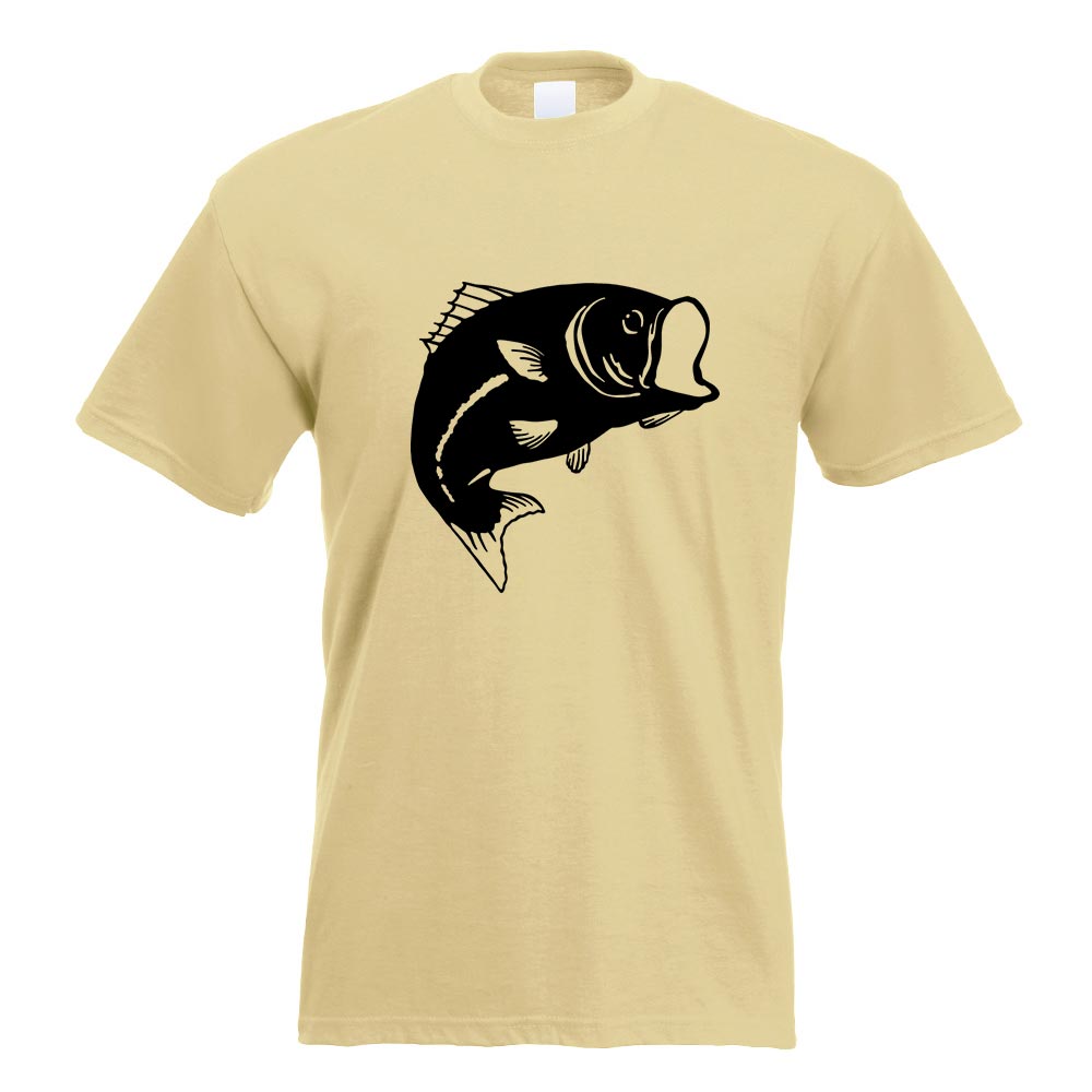 Fisch Lachs Karpfen T-Shirt Motiv bedruckt Funshirt Design Print - Picture 12 of 19