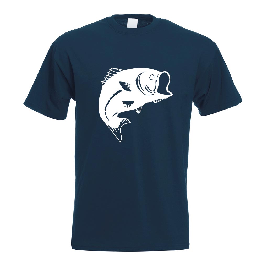 Fisch Lachs Karpfen T-Shirt Motiv bedruckt Funshirt Design Print - Picture 13 of 19