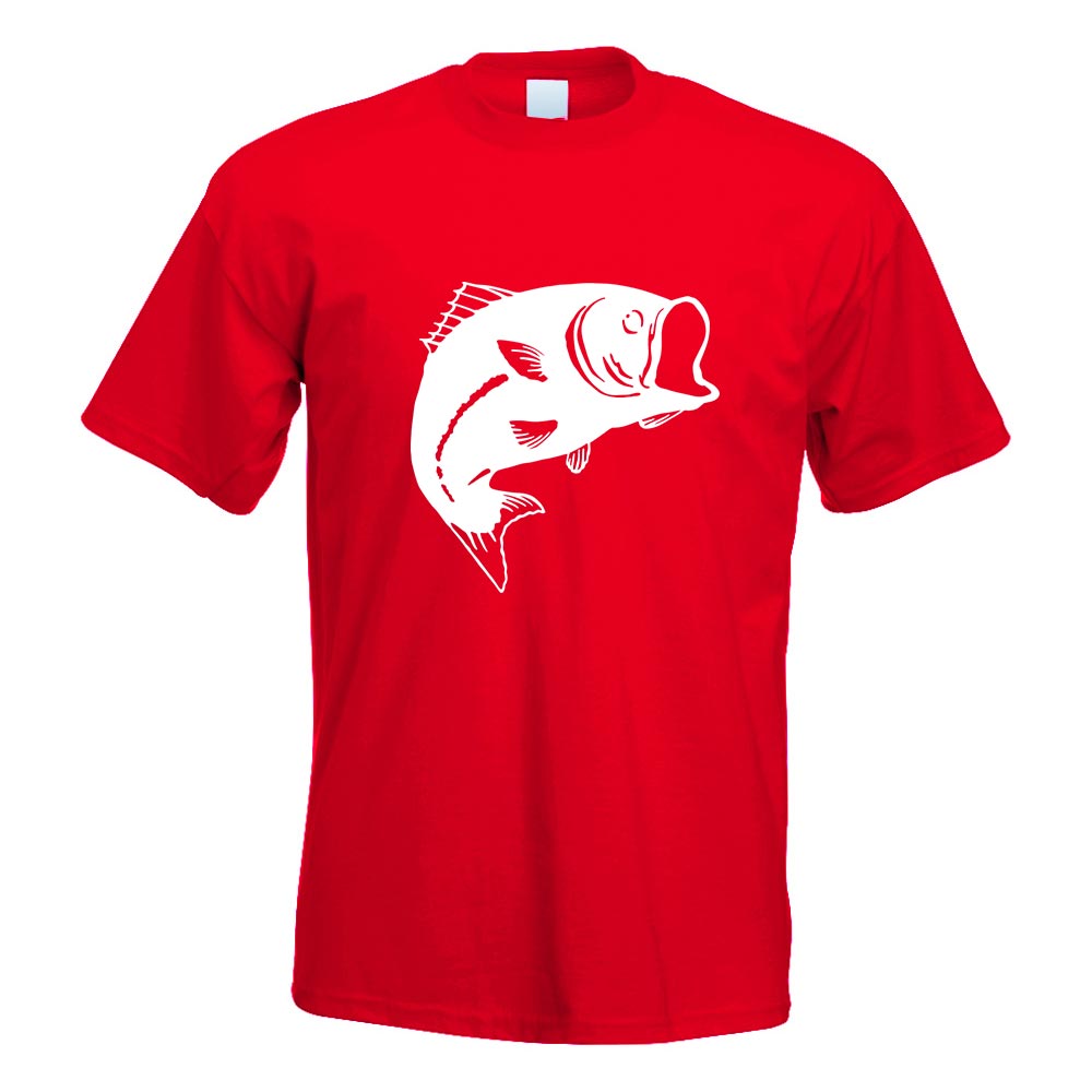 Fisch Lachs Karpfen T-Shirt Motiv bedruckt Funshirt Design Print - Picture 16 of 19