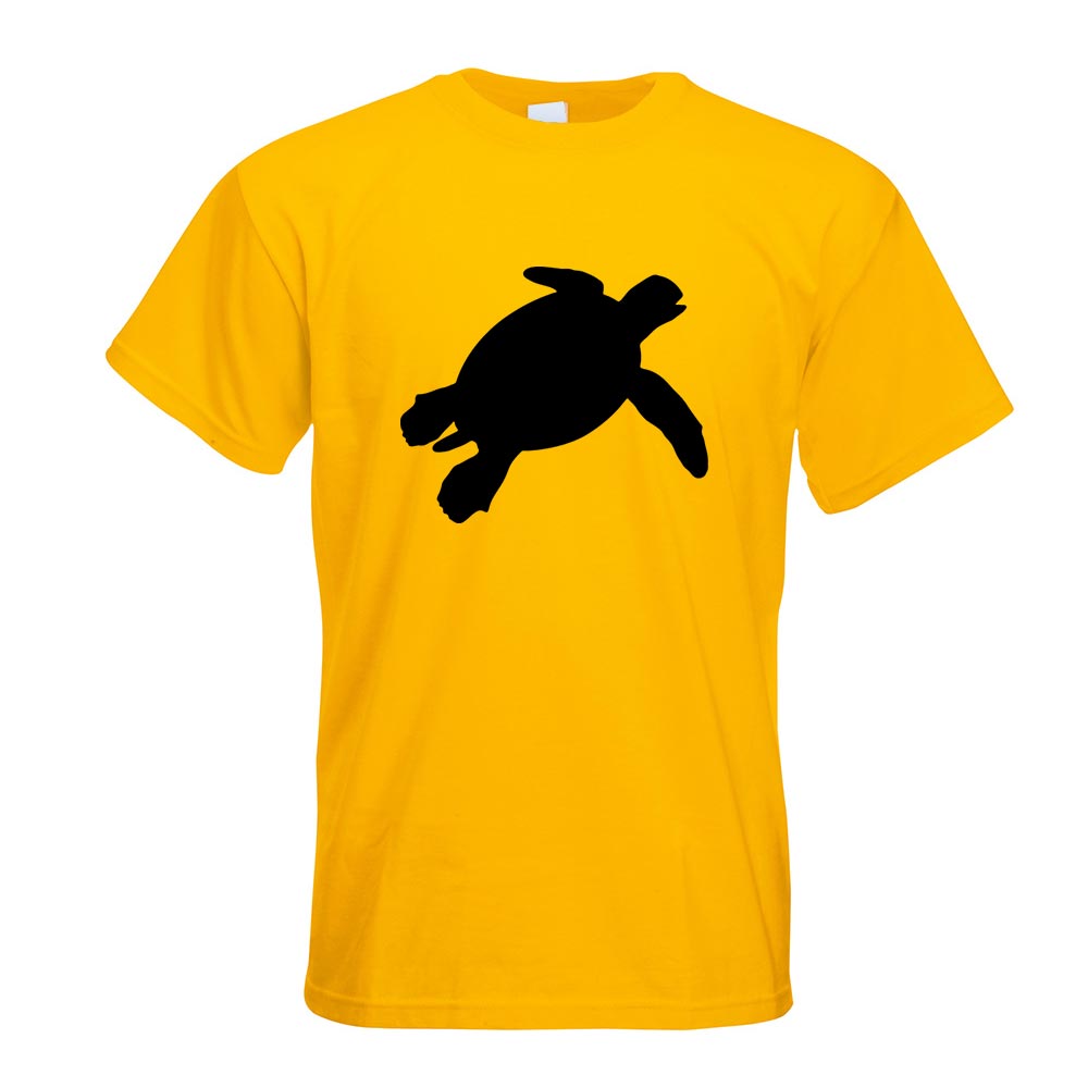 Schildkröte Silhouette T-Shirt Motiv bedruckt Funshirt Design Print - Picture 8 of 19