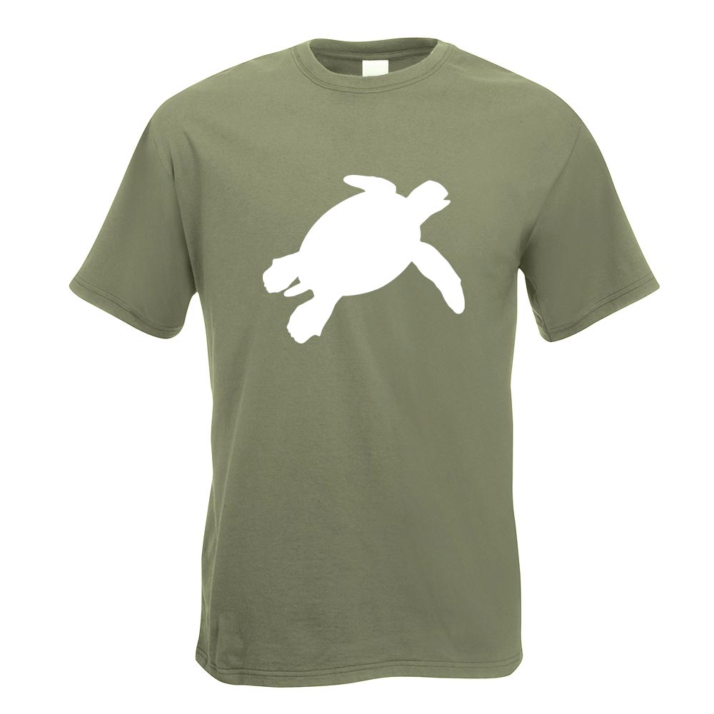 Schildkröte Silhouette T-Shirt Motiv bedruckt Funshirt Design Print - Picture 14 of 19