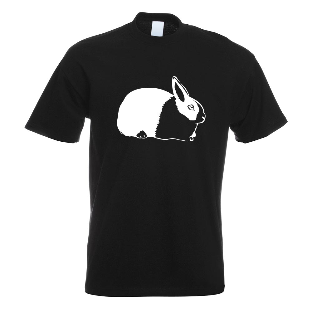 Pictogramme De Lapin - T-Shirt Avec Motif De Lapin Imprimé Design Fun - Picture 18 of 19