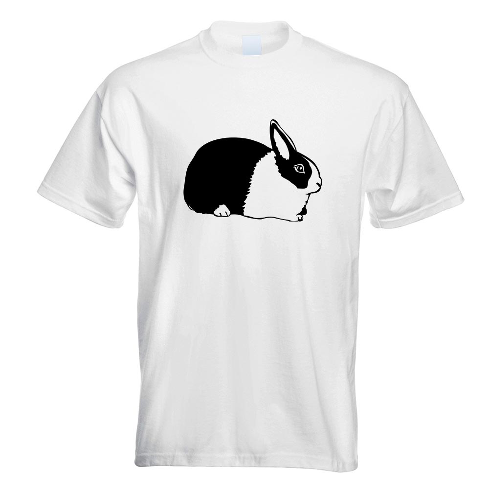 Pictogramme De Lapin - T-Shirt Avec Motif De Lapin Imprimé Design Fun - Picture 19 of 19