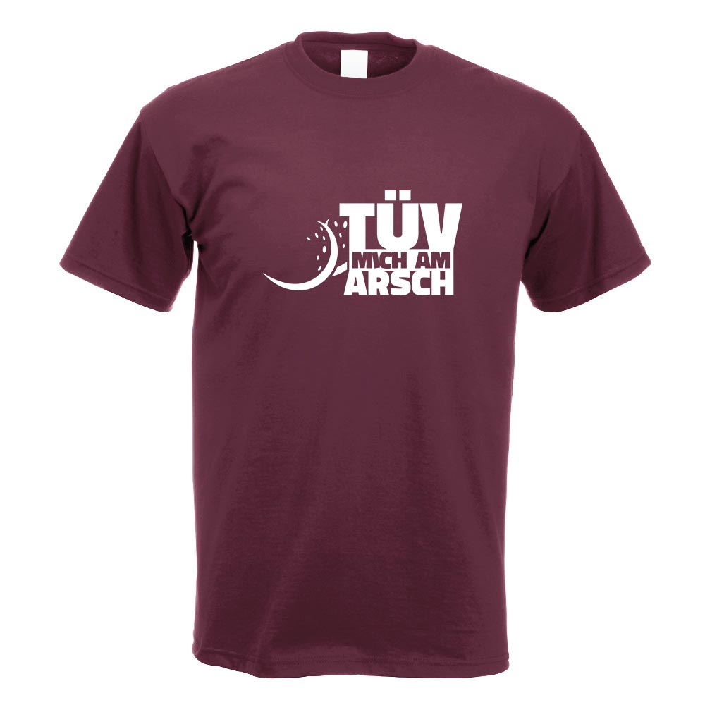 TÜV mich am Arsch - Leck mich! T-Shirt Motiv bedruckt Funshirt Design Print - Picture 5 of 19