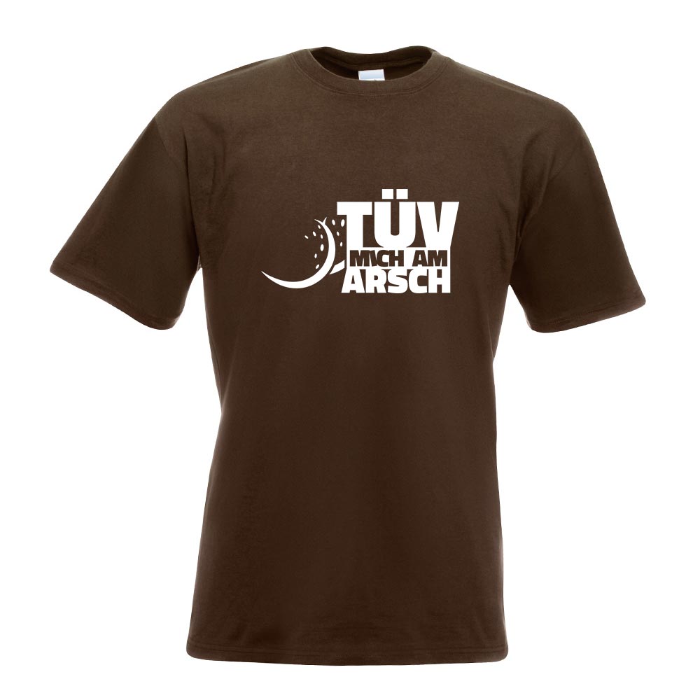 TÜV mich am Arsch - Leck mich! T-Shirt Motiv bedruckt Funshirt Design Print - Picture 6 of 19