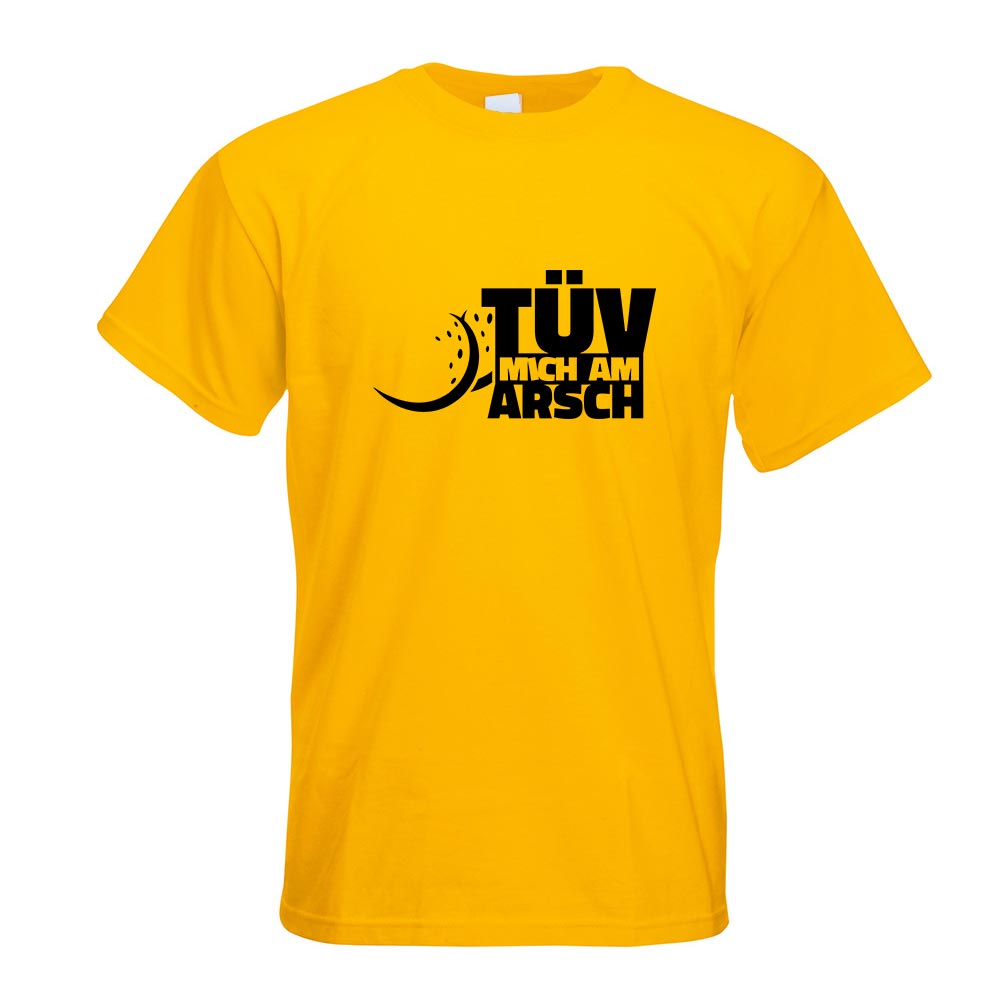 TÜV mich am Arsch - Leck mich! T-Shirt Motiv bedruckt Funshirt Design Print - Picture 8 of 19