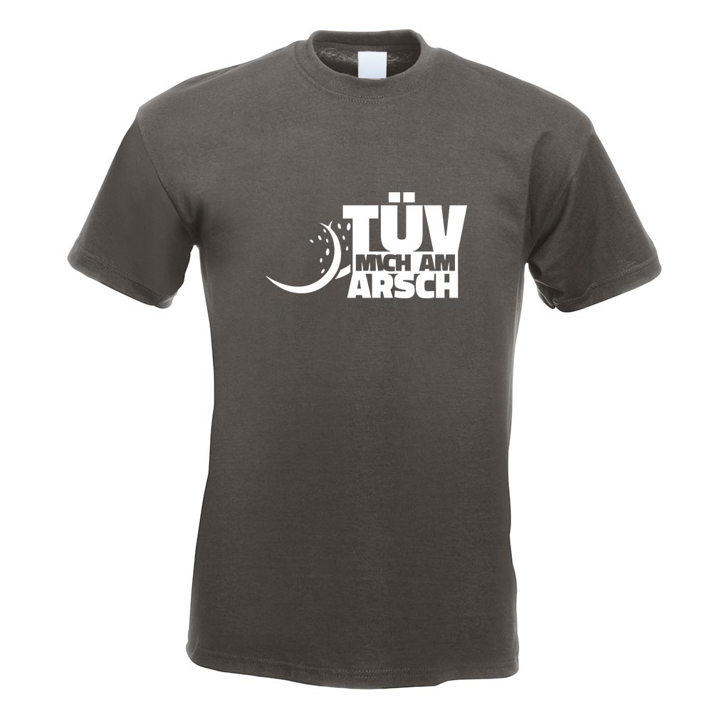 TÜV mich am Arsch - Leck mich! T-Shirt Motiv bedruckt Funshirt Design Print - Picture 9 of 19