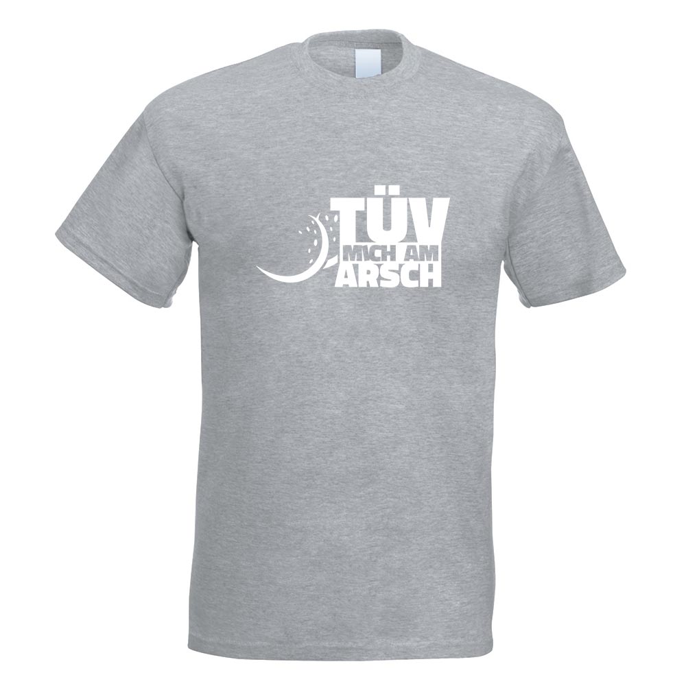 TÜV mich am Arsch - Leck mich! T-Shirt Motiv bedruckt Funshirt Design Print - Picture 10 of 19