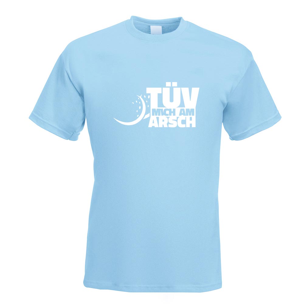 TÜV mich am Arsch - Leck mich! T-Shirt Motiv bedruckt Funshirt Design Print - Picture 11 of 19