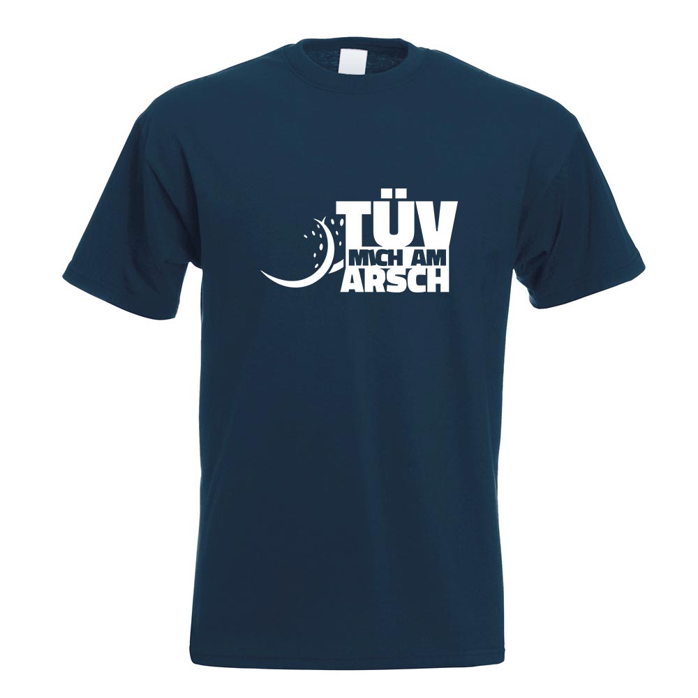 TÜV mich am Arsch - Leck mich! T-Shirt Motiv bedruckt Funshirt Design Print - Picture 13 of 19