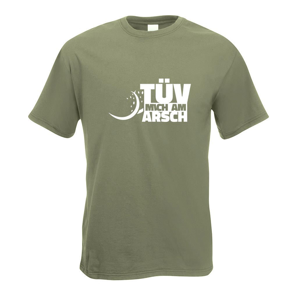 TÜV mich am Arsch - Leck mich! T-Shirt Motiv bedruckt Funshirt Design Print - Picture 14 of 19