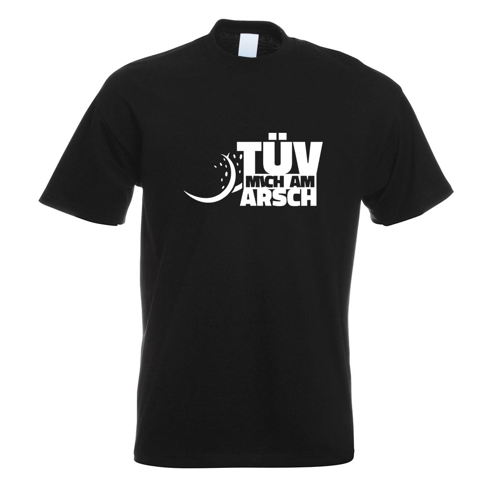 TÜV mich am Arsch - Leck mich! T-Shirt Motiv bedruckt Funshirt Design Print - Picture 18 of 19