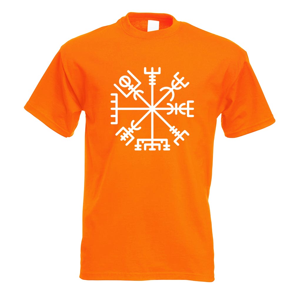 Vegvisir - Runic Compass T-Shirt Motiv bedruckt Funshirt Design Print - Bild 18 von 19