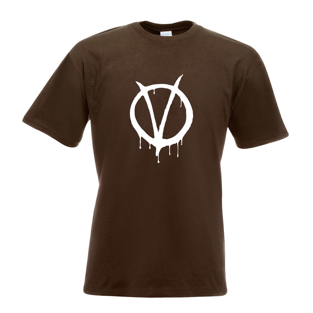 Vendetta Logo T-Shirt Motiv bedruckt Funshirt Design Print - Picture 6 of 19