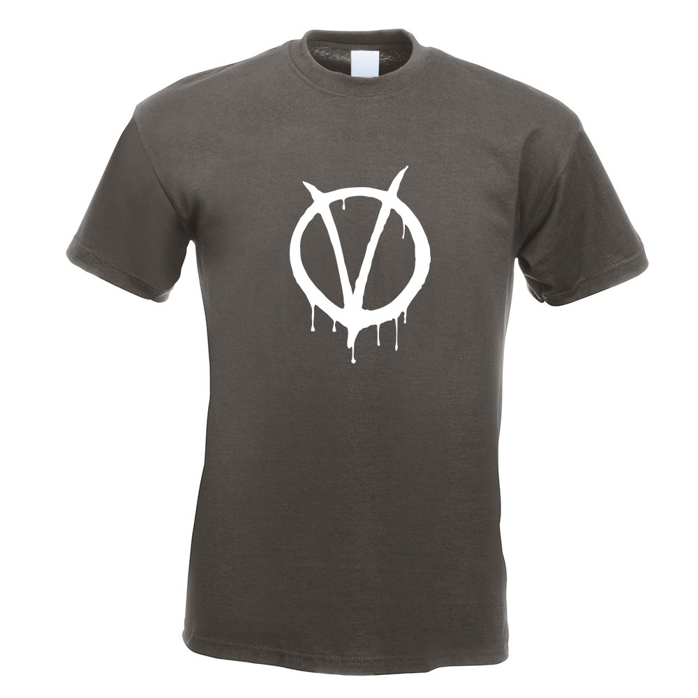Vendetta Logo T-Shirt Motiv bedruckt Funshirt Design Print - Picture 9 of 19