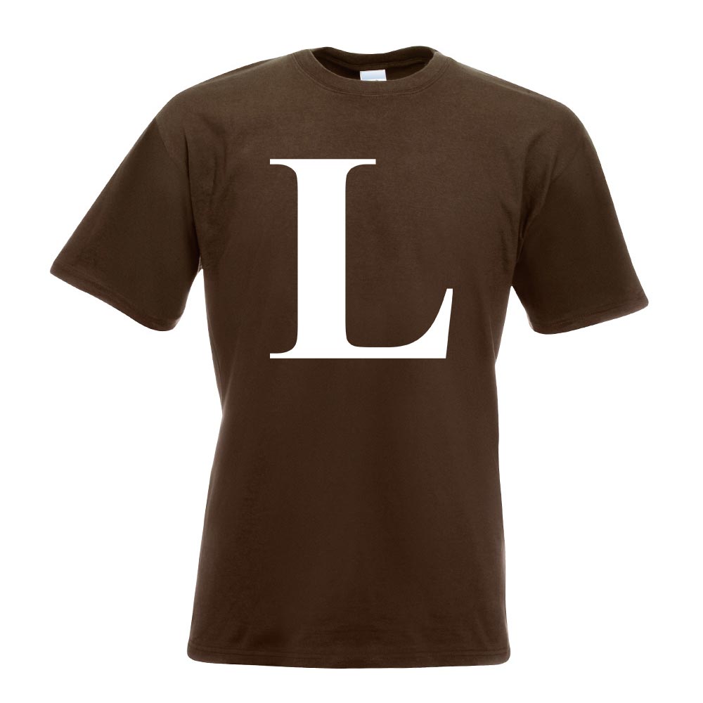 Buchstabe L - Alphabet T-Shirt Motiv bedruckt Funshirt Design Print - Picture 6 of 19