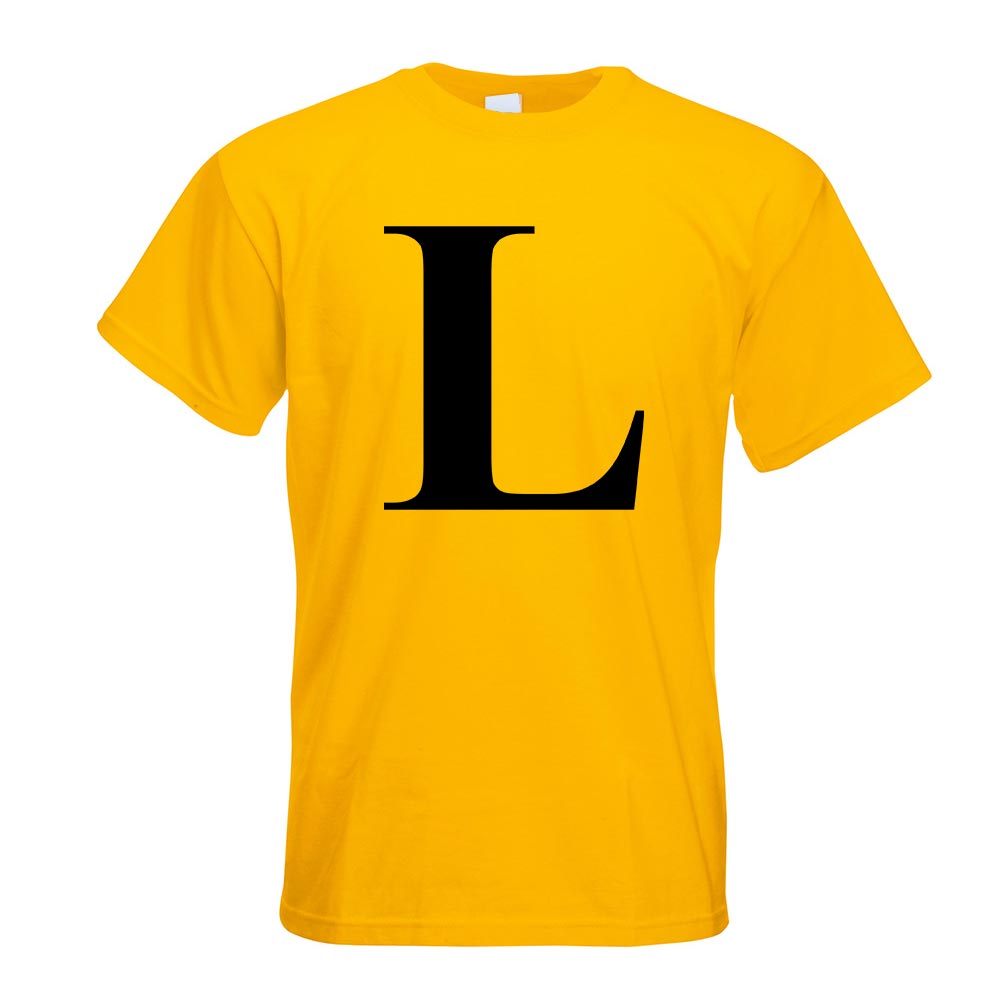 Buchstabe L - Alphabet T-Shirt Motiv bedruckt Funshirt Design Print - Picture 8 of 19
