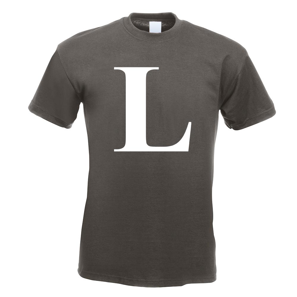 Buchstabe L - Alphabet T-Shirt Motiv bedruckt Funshirt Design Print - Picture 9 of 19