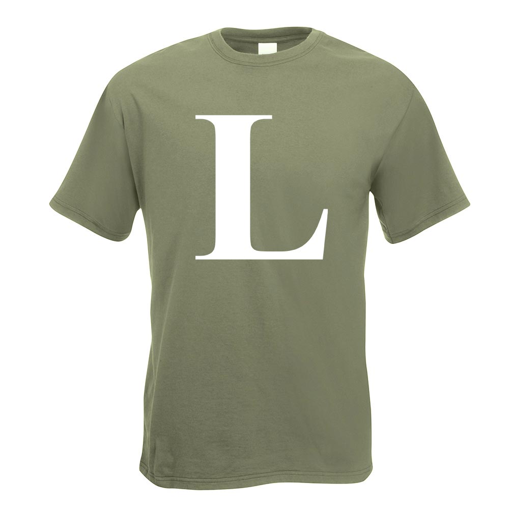 Buchstabe L - Alphabet T-Shirt Motiv bedruckt Funshirt Design Print - Picture 14 of 19