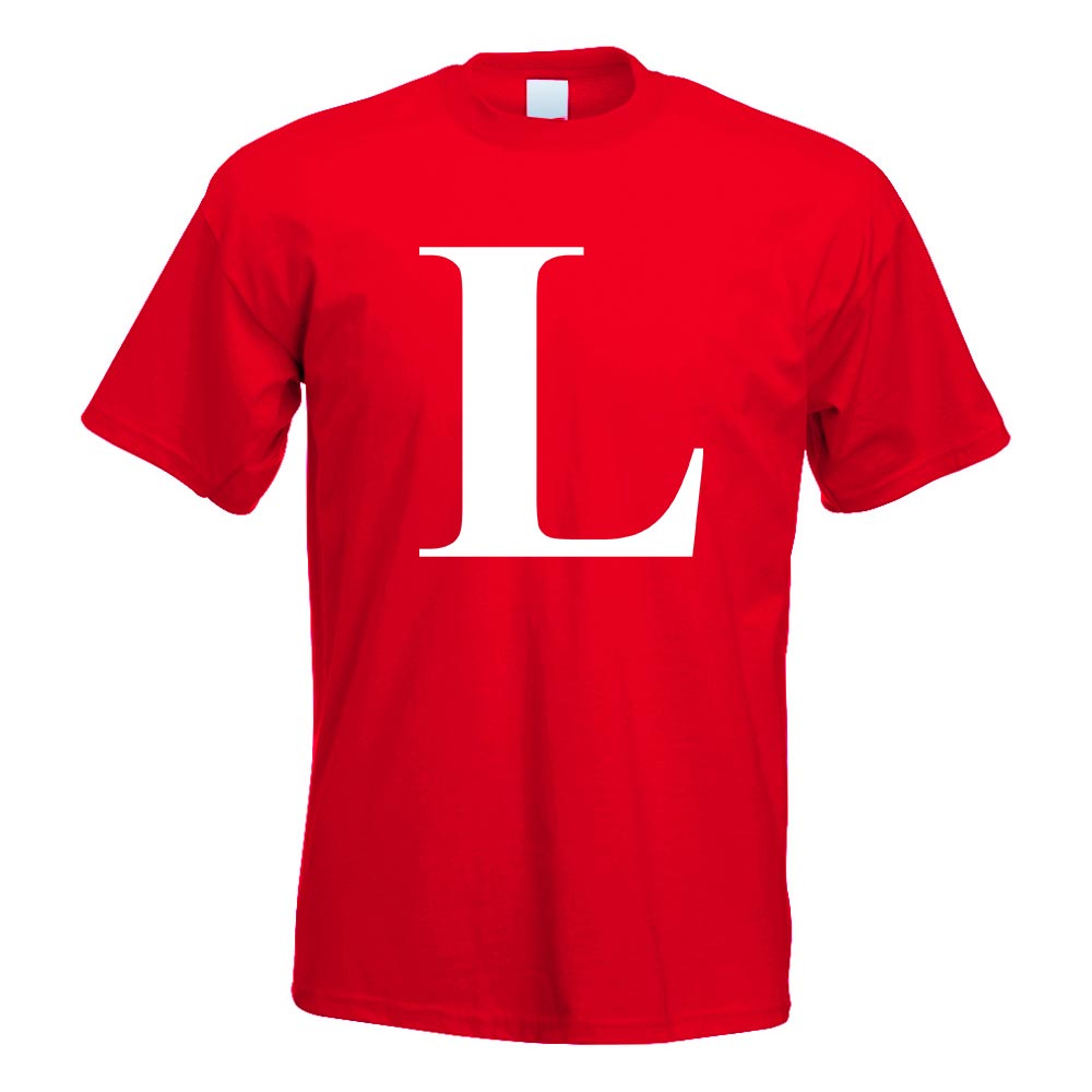 Buchstabe L - Alphabet T-Shirt Motiv bedruckt Funshirt Design Print - Picture 16 of 19