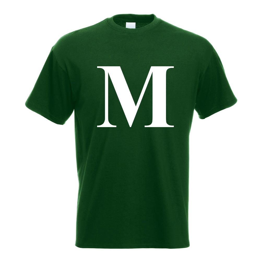 Buchstabe M - Alphabet T-Shirt Motiv bedruckt Funshirt Design Print - Picture 7 of 19