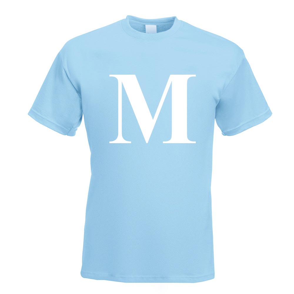 Buchstabe M - Alphabet T-Shirt Motiv bedruckt Funshirt Design Print - Picture 11 of 19
