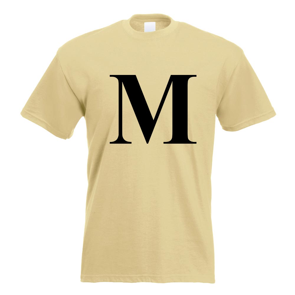Buchstabe M - Alphabet T-Shirt Motiv bedruckt Funshirt Design Print - Picture 12 of 19