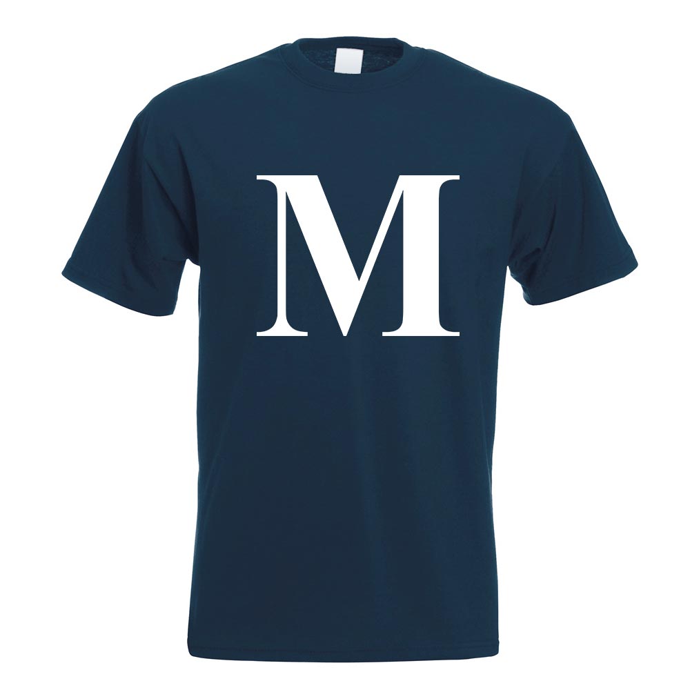 Buchstabe M - Alphabet T-Shirt Motiv bedruckt Funshirt Design Print - Picture 13 of 19
