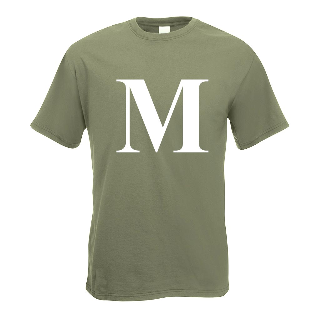 Buchstabe M - Alphabet T-Shirt Motiv bedruckt Funshirt Design Print - Picture 14 of 19