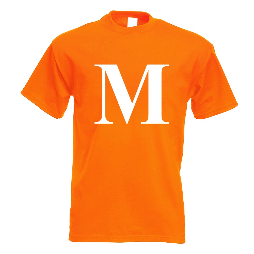 Buchstabe M - Alphabet T-Shirt Motiv bedruckt Funshirt Design Print - Picture 15 of 19