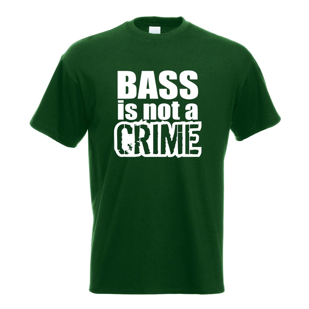 Bass is not a Crime T-Shirt Motiv bedruckt Funshirt Design Print - Picture 7 of 19